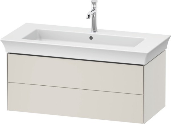 Duravit White Tulip Waschtischunterbau wandhängend Nordic Weiß Seidenmatt 984x458x410 mm - WT4342039