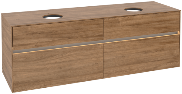 Villeroy & Boch Waschtischunterschrank Collaro C052B0 1600x548x500mm mit Beleuchtung