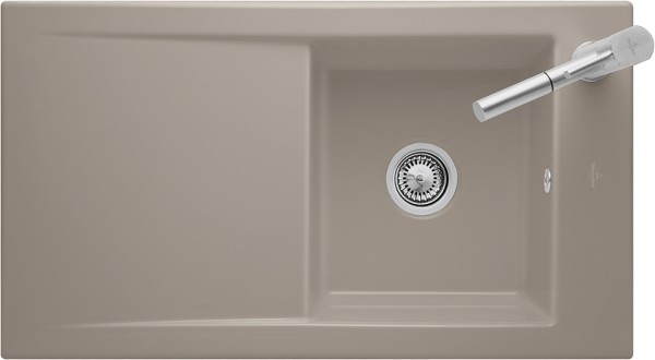 Villeroy & Boch Einbauspüle Timeline 50 330701 900x510mm aus Keramik Almond CeramicPlus, 330700AM