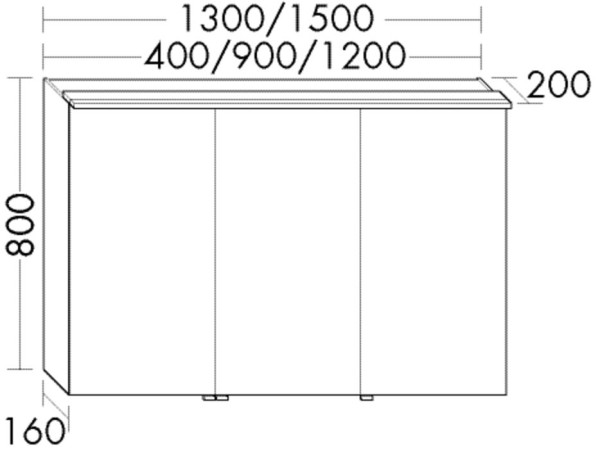 Burgbad Spiegelschrank Sinea 2.0 HGL 800x900x200 Schilf Hochglanz, SPRN090F2803