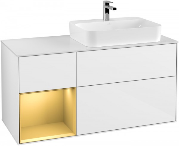Villeroy & Boch Waschtischunterschrank Finion F39 1200x603x501mm WT rechts, F391HFGF