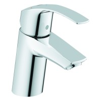 Grohe Grohe Einhebel-Waschtisch-Batterie Eurosmart 32154 S-Size gl. Körper Mittelst. kalt chrom, 32154002