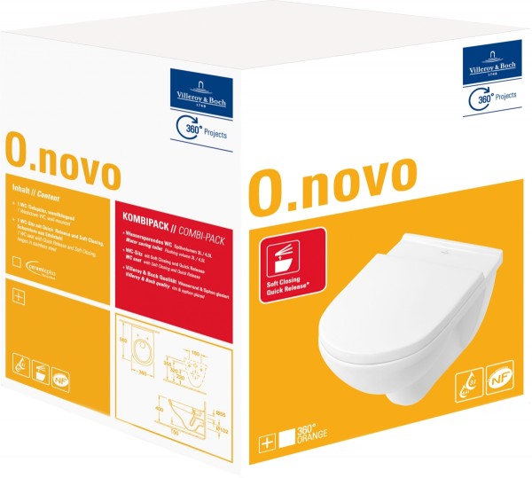 Villeroy & Boch Combi-Pack O.Novo 5660H1 360x