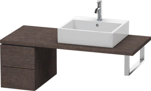 Duravit L-Cube Unterschrank für Konsole Eiche dunkel gebürstet Matt 320x547x400 mm - LC583507272