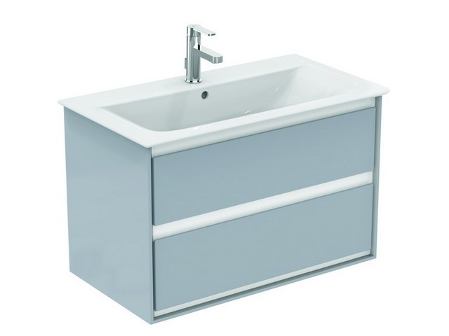 Ideal Standard Ersatzteil obere Schubladenfront CONNECT AIR, f. WTU 800mm, Braun matt u. Weiß matt,  EF655VY