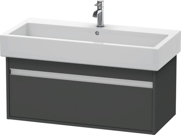 Duravit Ketho Waschtischunterbau wandhängend Graphit Matt 950x440x410 mm - KT668804949