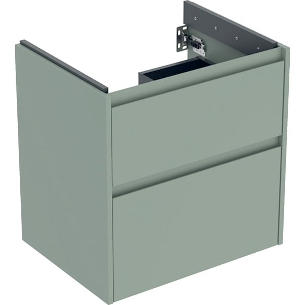 Geberit Renova Plan Unterschrank für Waschtisch, mit zwei Schubladen: 59.5x60.6x44.6cm, 504027IK1