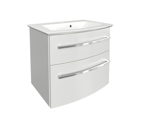 Fackelmann B.style Set Waschtisch 632x546x460 Weiß/weiß, 84403