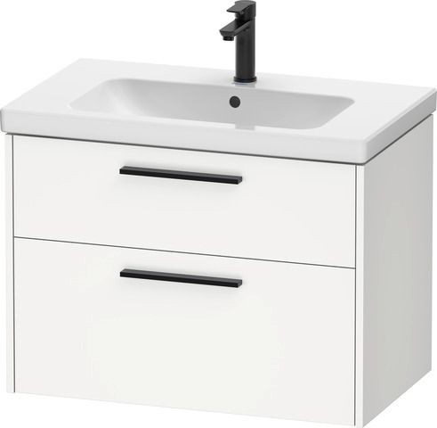 Duravit D-Code Waschtischunterschrank wandhängend Schubk. 2,