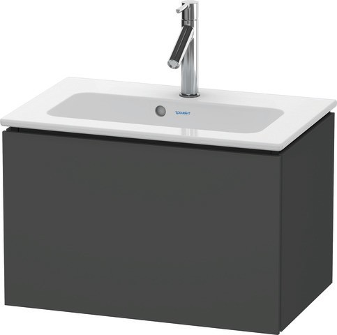 Duravit L-Cube Waschtischunterbau wandhängend Graphit Matt 620x391x400 mm - LC6156049490E00