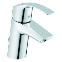 Grohe Grohe Einhebel-Waschtischbatterie Eurosmart 33188 S-Size versenkbare Kette chrom, 33188002