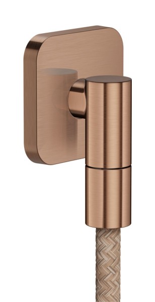Hansgrohe Wandanschluss Axor Wall outlet Fine softsquare G1/2" brushed red gold, 36739310