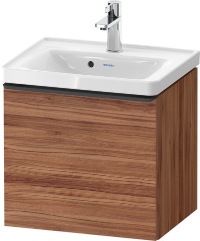 Duravit D-Neo Waschtischunterbau wandhängend Nussbaum Matt 484x372x440 mm - DE42480BD790000