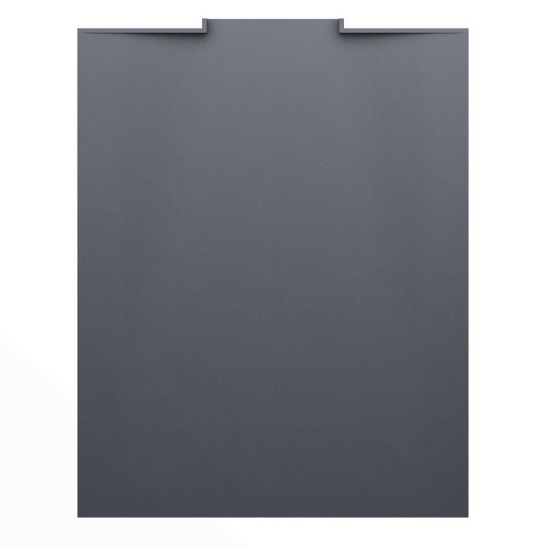 Laufen Duschwanne NIA 800x1000x30 Marbond mit Wandablauf anthrazit, H2100320780001