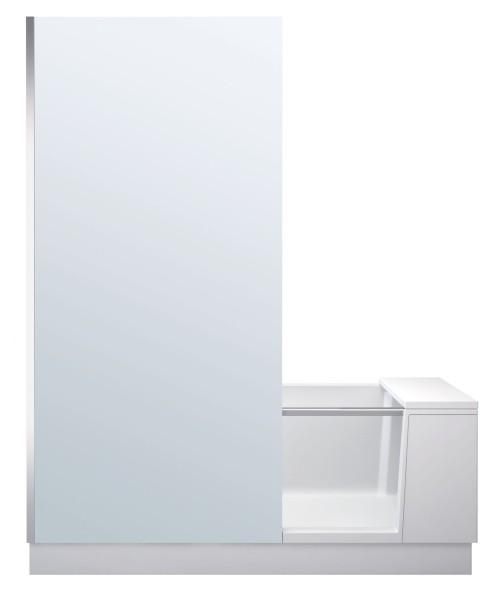 Duravit Shower + Bath Badewanne mit Tür Weiß Matt 1700x750 mm - 700403000000000