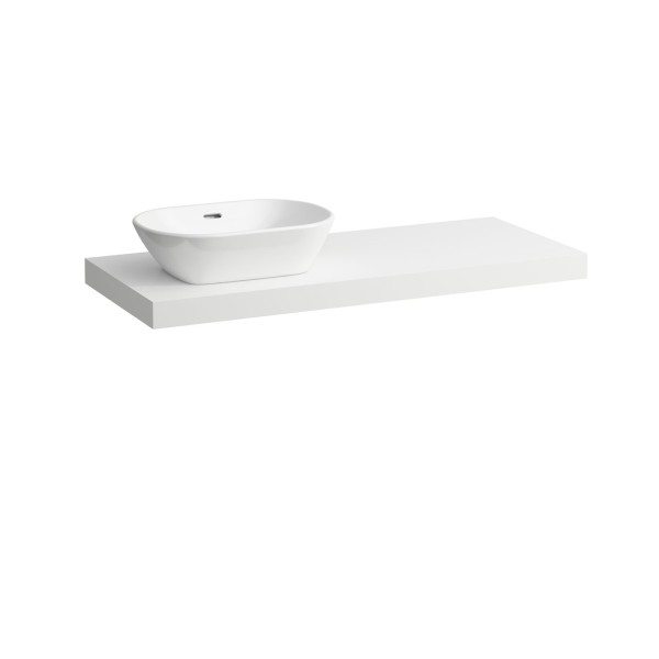 Laufen Waschtisch-Platte LANI 495x1185x65 mit Aussschnitt links