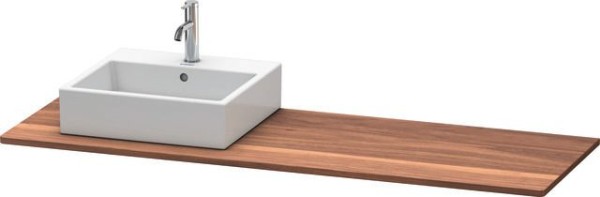 Duravit XSquare Konsole Amerikanischer Nussbaum Matt 1600x550x20 mm - XS061HL7777