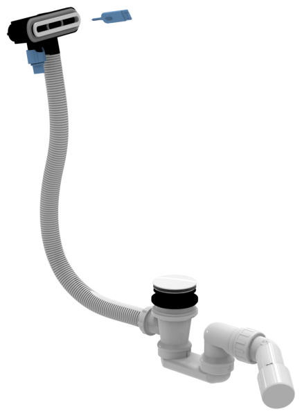 Villeroy & Boch Zubehör Ab-und Überlaufgarnitur, 200 x 300 x 100 mm, Weiß Alpin