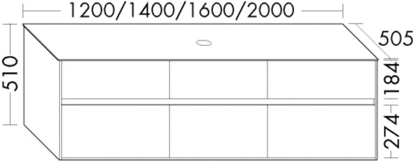Burgbad Waschtischunterschrank rc40 Eiche Authentic/Lichtgrau Hochglanz, SGBA160F4608A0131