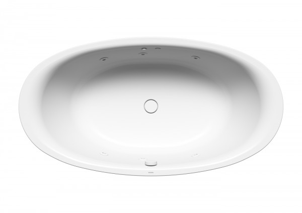 Kaldewei Badewanne ELLIPSO Mod.232 BODY, 1900 x 1000, alpin,PEFF,re,int. Einl.,Sicht. chrom