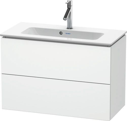 Duravit L-Cube Waschtischunterbau wandhängend Weiß Matt 820x391x550 mm - LC625701818