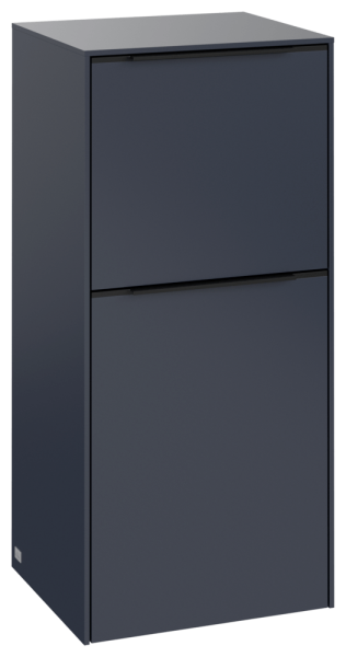 Villeroy & Boch Subway 3.0 Seitenschrank, 1 Auszug, 1 Tür, 400 x 860 x 346,5 mm, Marine Blue / Marin