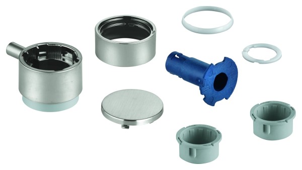 GROHE Absperrgriff Aquadimmer 49165 rund für Thermostat-FMS Dual supersteel, 49165DC0