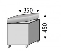 Sanipa Hocker 2morrow Sanipa Hocker 2morrow LR11414, Pinie-Grau