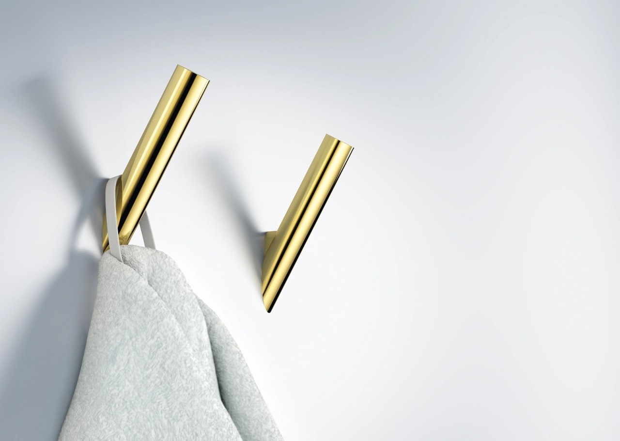 Neuesbad Serie 600 Handtuch-Haken, Oberfläche: gold NB1ADI_Z1111