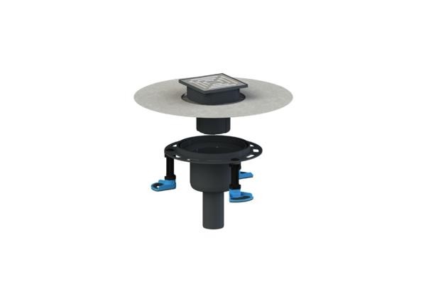 Dallmer Bodenablauf DallDrain Pure senkr., DN50/DN100, 120x120mm, 517142