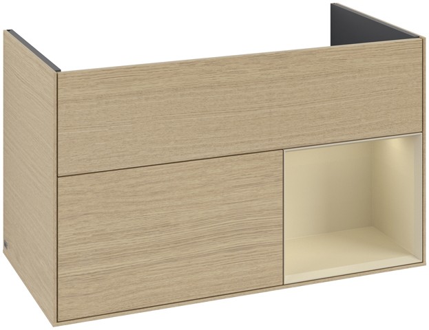 Villeroy & Boch Waschbeckenunterschrank Finion F04 996x591x498mm m Bel FK/RE/AP: PC/HJ/- F040HJPC