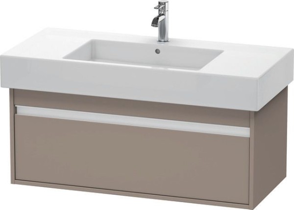 Duravit Ketho Waschtischunterbau wandhängend Basalt Matt 1000x455x410 mm - KT669104343