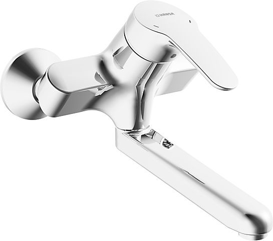 Hansa Waschtisch Einhand Wandbatterie Hansamix 0194 verchromt