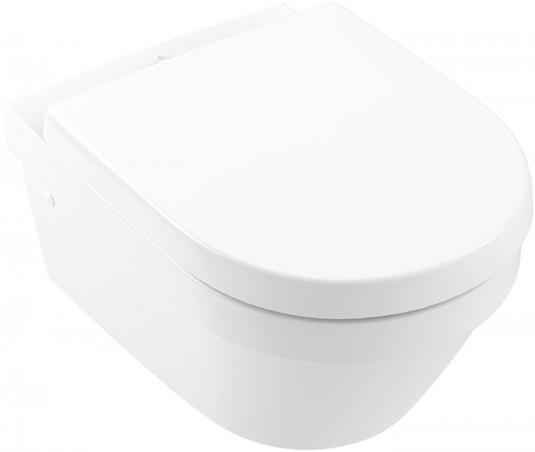 Villeroy & Boch Tiefspül-WC Architectura 370x530x330mm Rund wandh. Abg. waagr. DF we Alpin c+, 4694R