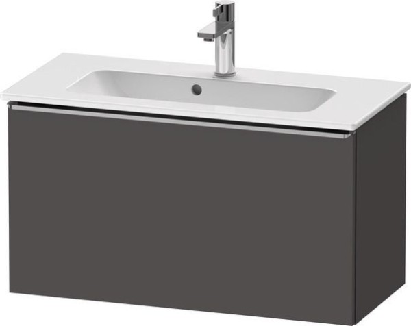 Duravit D-Neo Waschtischunterbau wandhängend Graphit Matt 810x372x440 mm - DE4269070490000