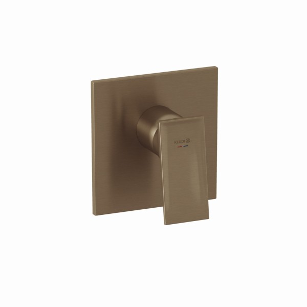 Kludi DECUS Unterputz-Brausearmatur mit Funktionseinheit Brushed Bronze, 54755N175