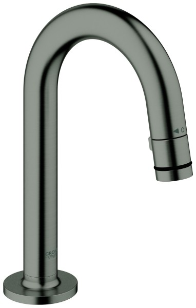 GROHE Universal Waschtisch-Standventil 20201 C-Auslauf hard graphite gebürstet, 20201AL0