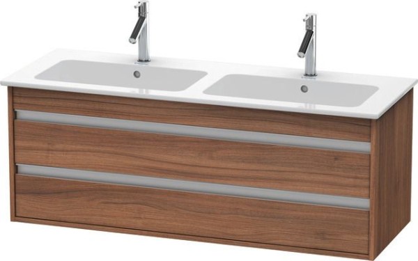 Duravit Ketho Waschtischunterbau wandhängend Nussbaum Matt 1270x475x480 mm - KT643207979