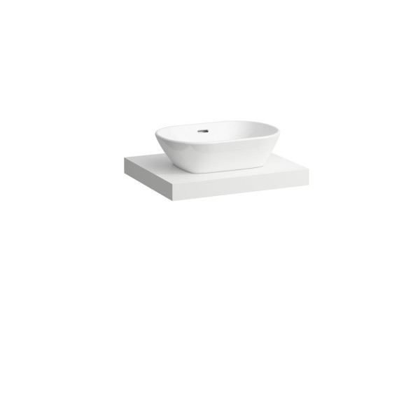 Laufen Waschtisch-Platte LANI 495x585x65 mit Aussschnitt mittig