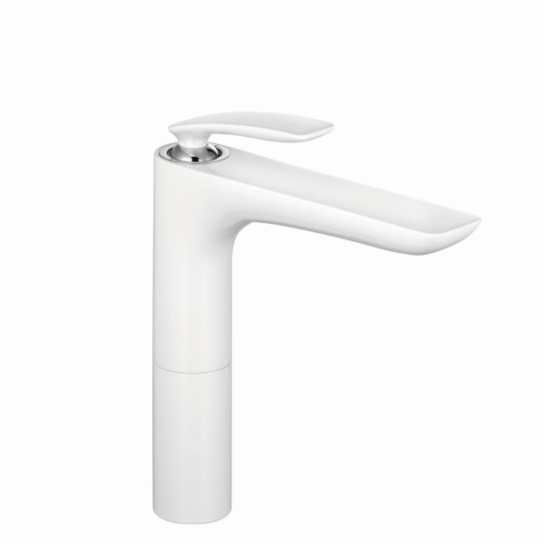 Kludi BALANCE Waschschüssel-Einhandmischer Auslaufhöhe 212 mm weiß/chrom, 522969175