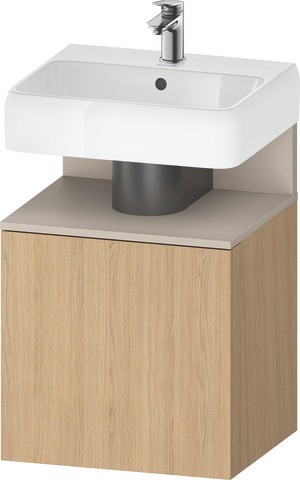 Duravit Qatego Waschtischunterbau wandhängend Natur Eiche Matt 490x420x645 mm - QA4077R91300000