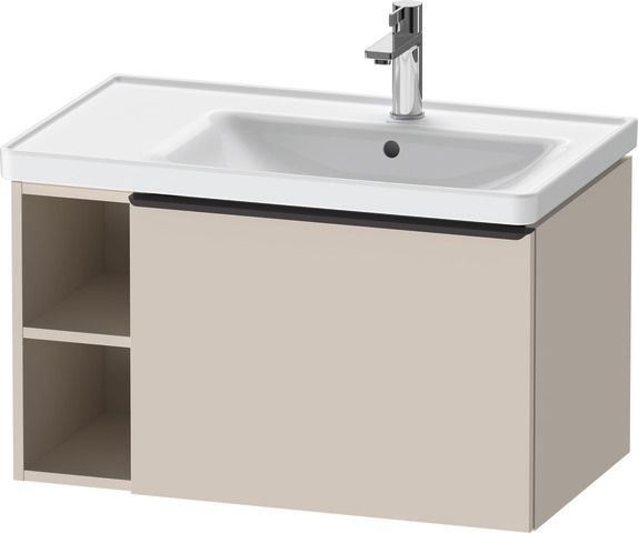 Duravit D-Neo Waschtischunterbau wandhängend Taupe Matt 784x452x440 mm - DE42570BD910000