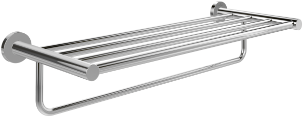 Villeroy & Boch Handtuchablage Elements - Tender 604x232x54mm Brushed Nickel Matt