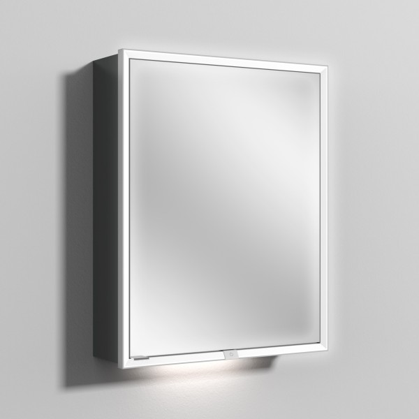Sanipa Reflection Spiegelschrank MILO 60 mit LED-Beleuchtung, Anthrazit-Matt, AU03122