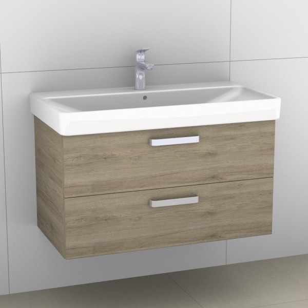 Artiqua 413 Waschtischunterschrank für Smyle Square 500251, 500250 (ehem. 120590, 120593) Sanremo Ei 413-WU2L-K147-7144-428