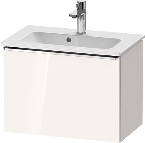 Duravit D-Neo Waschtischunterbau wandhängend Weiß Hochglanz 610x372x440 mm - DE4268010220000