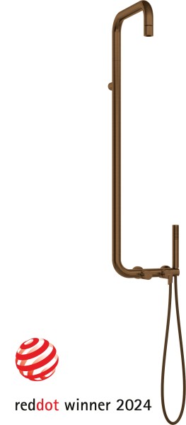 Neuesbad Serie 600 Duschsystem, Oberfläche: bronze gebürstet
