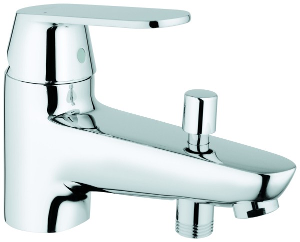 GROHE WannenarmaturEurosmart C 32836 Einlochmontage Eco-Override-Stop chrom, 32836000