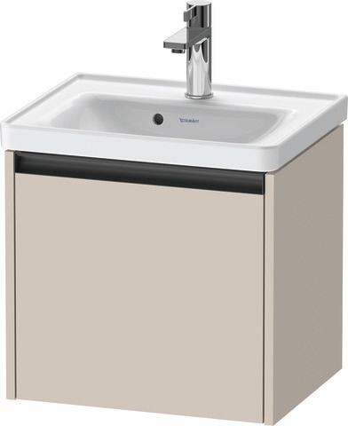 Duravit Ketho.2 Waschtischunterbau wandhängend Taupe Matt 484x375x440 mm - K25080091910000