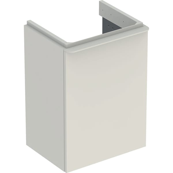 Geberit Smyle Square Unterschrank für Handwaschbecken, m. 1 Tür li 44,2x61,7x35,6cm, sand-grau, 5003